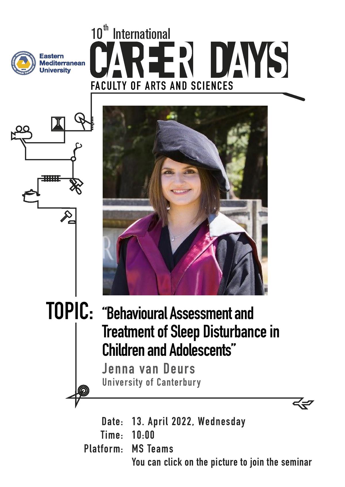 “Behavioural Assessment and Treatment of Sleep Disturbance in Children and Adolescents”