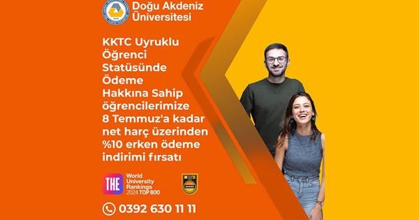 DAÜ’den Erken Kayıtta İndirim Müjdesi